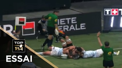 TOP 14 - Essai de Swan REBBADJ (RCT) - Racing 92 - Toulon - J5 - Saison 2020/2021