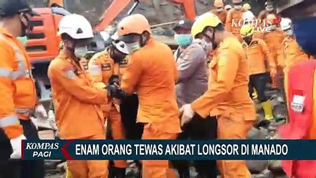 Libatkan Anjing Pelacak, Satu Korban Longsor Manado Kembali Ditemukan