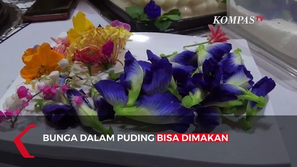 Puding Bunga Edible, Tampilan Kece nan Laris