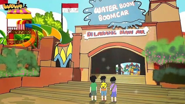 Kartun Wowo - SISWA TERMISKIN DI DUNIA Pertama Kali Ke WATERPARK KELAKUANNYA Bikin NGAKAK