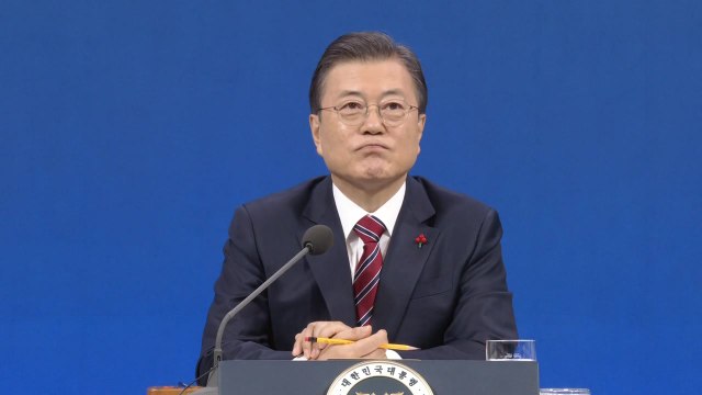 문재인 대통령 2021 신년 기자회견 ① / YTN