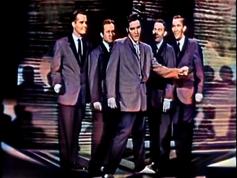 Elvis colorized Ed Sullivan show OCT 1956