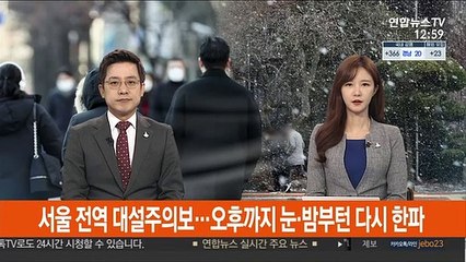 Descargar video: 서울 전역 대설주의보…오후까지 눈·밤부턴 다시 한파