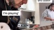 Duo Jams to Rhythm of Woman Chopping Carrots in Kitchen