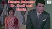 Debate Between Dr. Sunil and Neeta | Himalay Ki God Mein (1965) | Manoj Kumar |  Mala Sinha |Shashi Kala | Bollywood Movie Comedy Scene