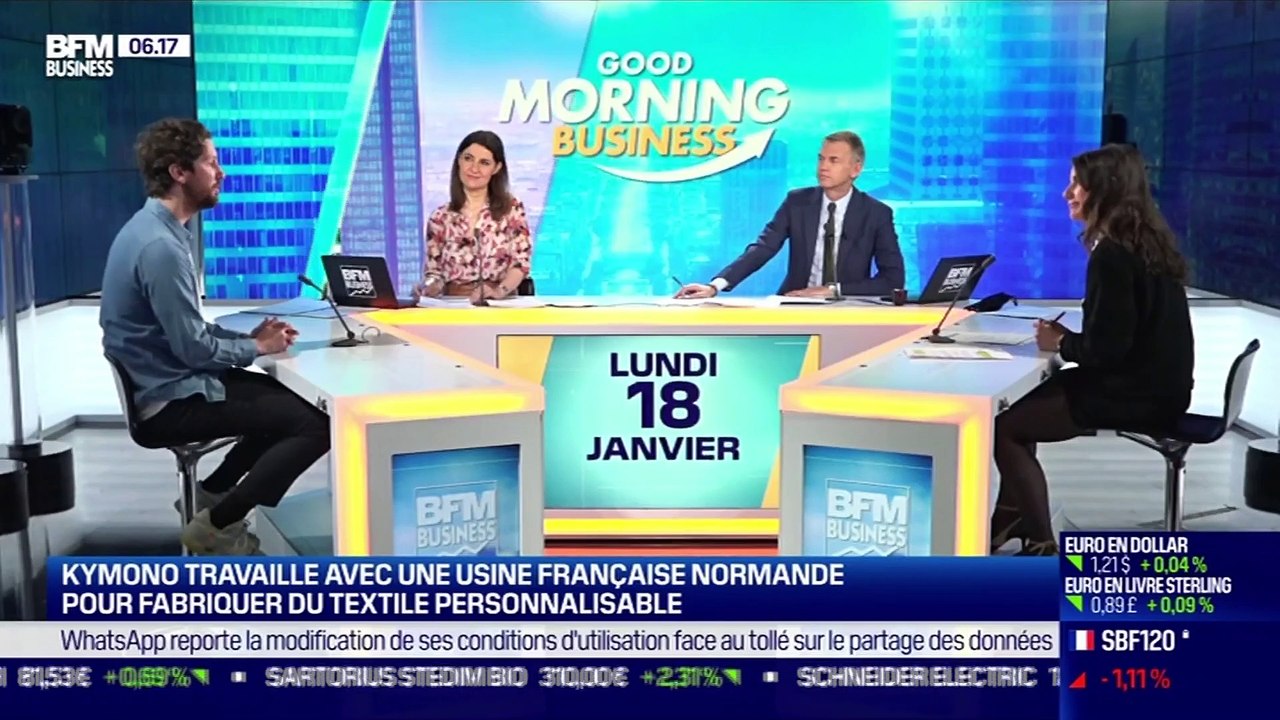La  pépite : La start-up Kymono personnalise des vêtements et des accessoires aux couleurs des entreprises par Lorraine Goumot - 18/01