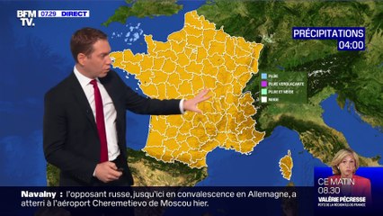 La météo pour ce lundi 18 janvier 2021