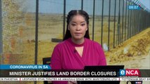 Motsoaledi justifies land borders closures