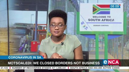 Motsoaledi says borders still open for business