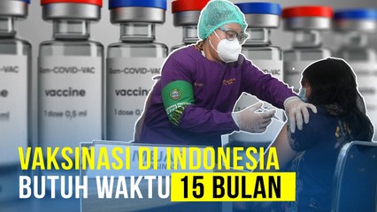 Lama Juga Nih, Vaksinasi di Indonesia Butuh Waktu 15 Bulan