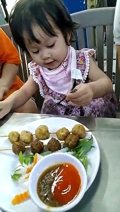 My daughter, good baby!