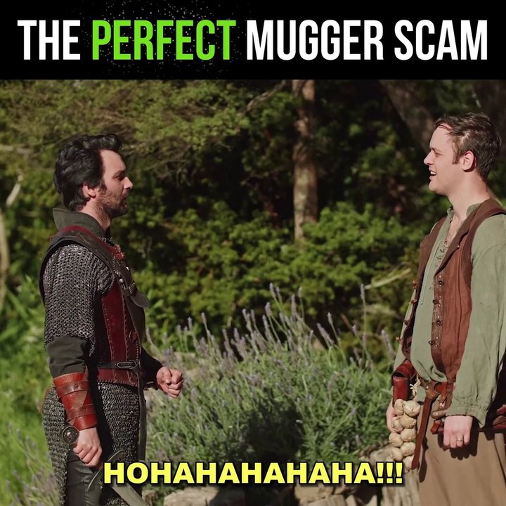 These muggers have figured out how to give quests... kind of