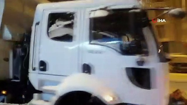 Bayburtlular güne kar yağışıyla uyandı