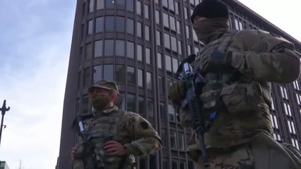 25.000 soldados custodian Washington a 48 del acto de investidura de Biden