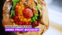 Edible bouquet: Fried fruit arrangement