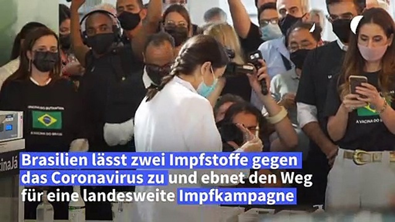 Brasilien erteilt zwei Corona-Impfstoffen Notfallzulassung