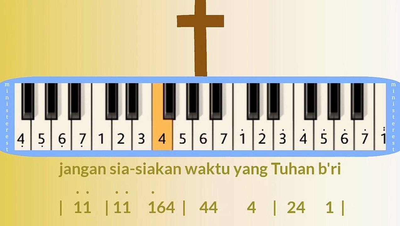 HIDUP INI ADALAH KESEMPATAN: PIANIKA ❲MELODICA❳ TUTORIAL | LAGU ROHANI