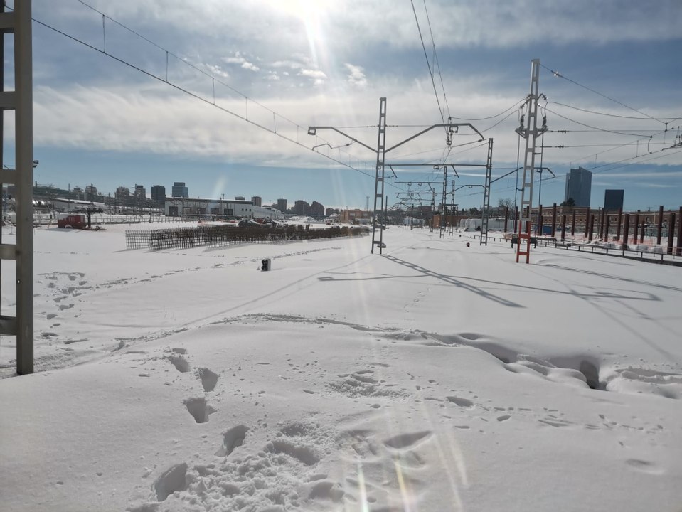 Renfe vs Filomena: 2.000 profesionales para combatir el temporal de nieve