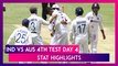 IND vs AUS 4th Test 2021 Day 4 Stat Highlights: Mohammed Siraj Shines On Rain-Hit Day