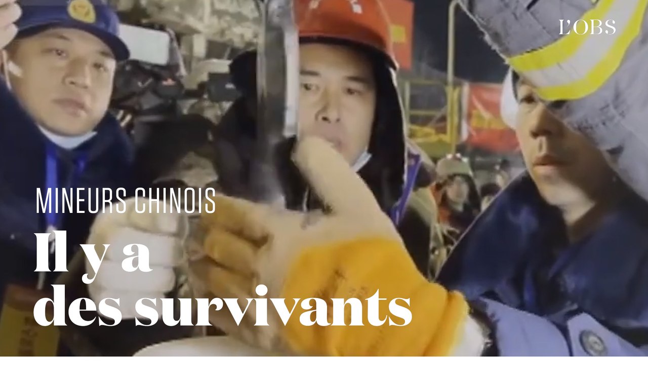 La preuve de vie des mineurs chinois bloqués depuis une semaine à Qixia