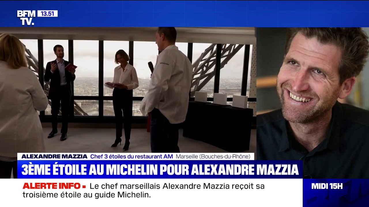 Alexandre Mazzia, nouveau chef 3 étoiles au Michelin: "Nous sommes très heureux, très fiers"