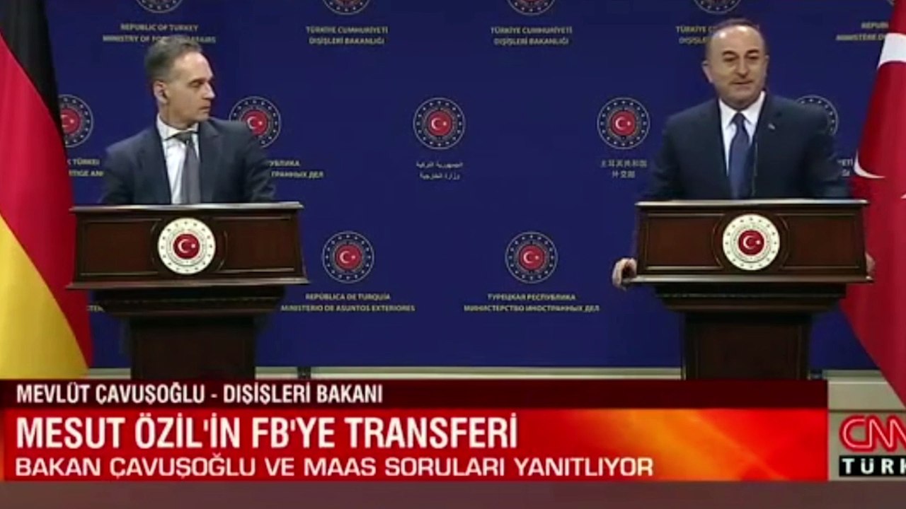 Çavuşoğlu'ndan Alman mevkidaşına 'Mesut Özil' göndermesi: "Umarım yine aynısını yapmazsınız"