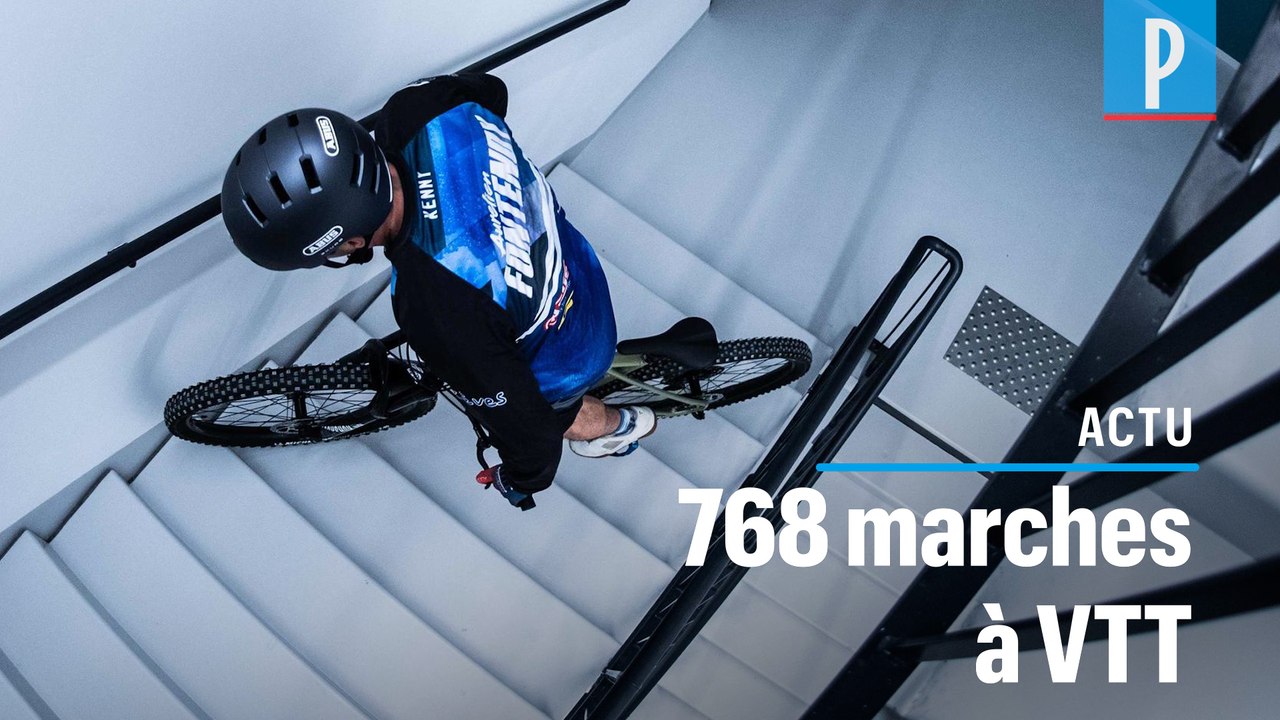 La Défense : il escalade une tour de 33 étages... à VTT