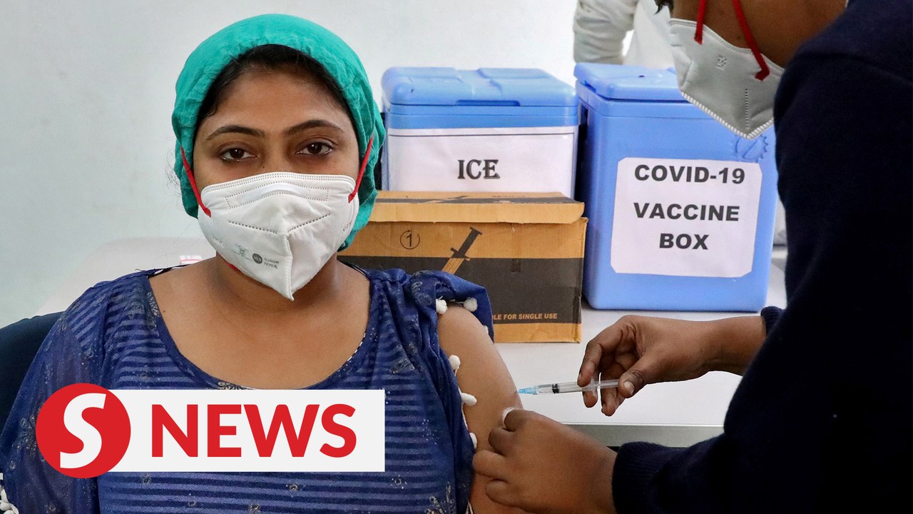 Reports say India vaccinated 64% of 316,375 on...