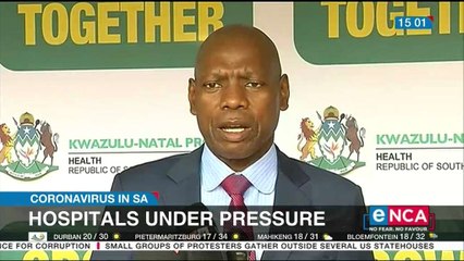 Mkhize says hospitals are under pressure