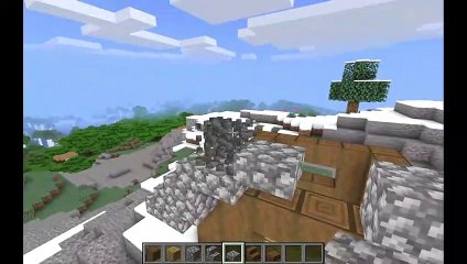 How to build a small Snow Biom House in Minecraft