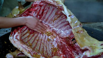 Grilled Goat Recipes/Dê nướng nguyên con