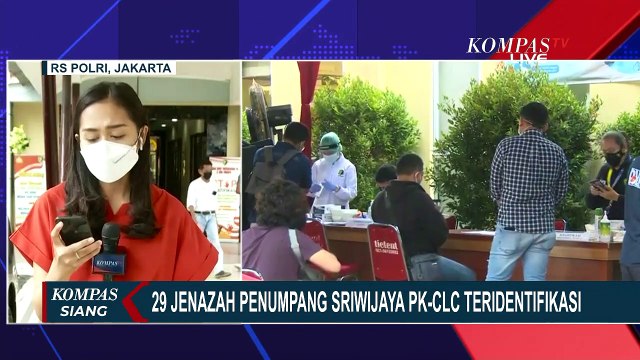 29 Jenazah Korban Sriwijaya Air SJ182 Sudah Teridentifikasi