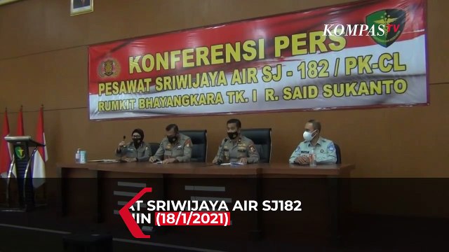 Tim DVI: 34 Korban Sriwijaya Air SJ182 Berhasil Diidentifikasi