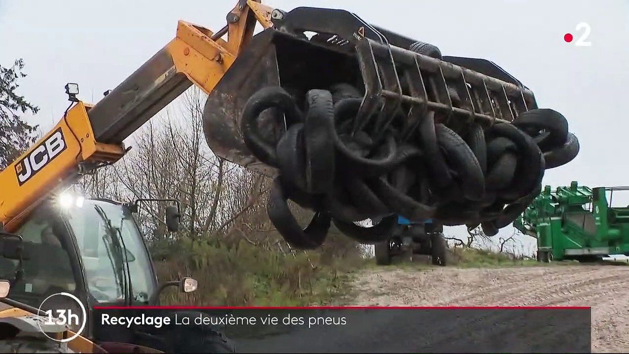 Environnement : une initiative pour recycler des tonnes de vieux pneus