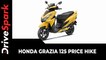 Honda Grazia 125 Price Hike | New Price List, Variants, & Other Updates Explained