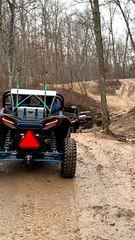 Moonlight trails and waterfall