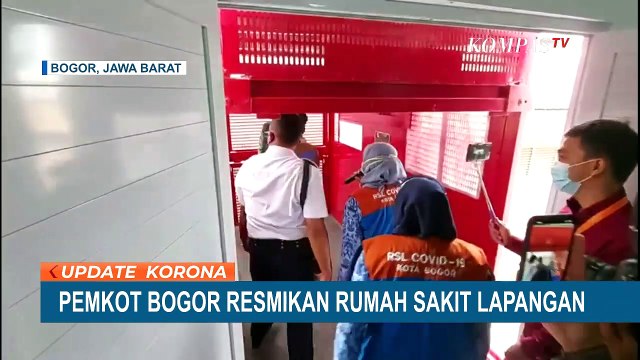 Pemkot Bogor Resmikan Rumah Sakit Lapangan untuk Pasien Corona