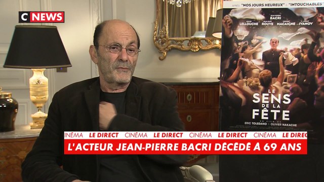 Le comédien Jean-Pierre Bacri est décédé à l'âge de 69 ans des suites d'un cancer