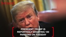 Trump Reportedly Granting About 100 Pardons In His Final Day In Office