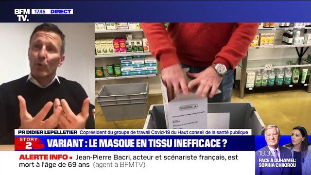 Story 2 : Le masque en tissu est-il inefficace contre le variant anglais ? - 18/01