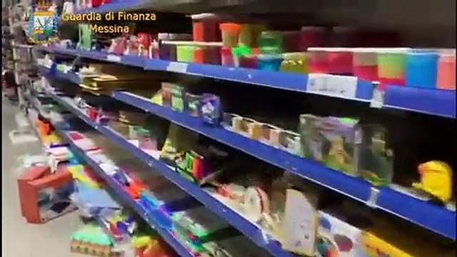 Messina - Giocattoli non a norma e lavoro nero blitz dei finanzieri (18.01.21)