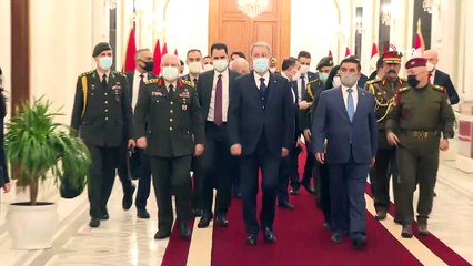 - Bakan Akar, Irak Cumhurbaşkanı Salih ile görüştü