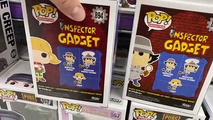 Inspector Gadget and Penny Funko pop