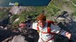 Check Out This Botched Base Jump That Ends Up Okay For Face Planting Frenchman