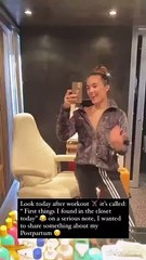 Sharon Fonseca habló sobre su proceso postparto