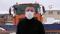 Karla Kaplı Köyde Rahatsızlanan Hasta 4 Saatlik Mücadele İle Hastaneye Ulaştırıldı