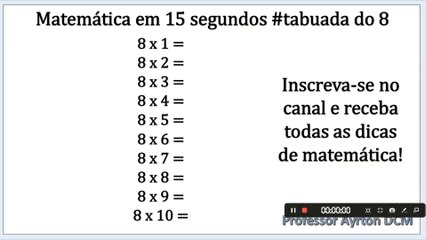 Aprenda a Tabuada do 8 com Funk Divertido 🎶
