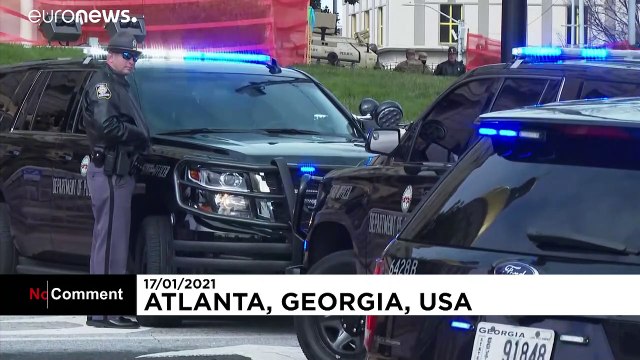 شاهد: تعزيرات أمنية مشددة على المباني الرسمية في الولايات المتحدة قبل مراسم تنصيب جو بايدن