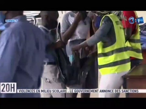 RTG/ Violence en milieu scolaire - sanction des établissements par le Ministère de l’éducation nationale