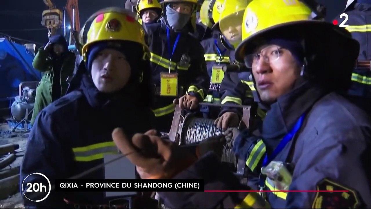Chine des sauveteurs tentent de secourir des mineurs pris au piège depuis huit jours sous